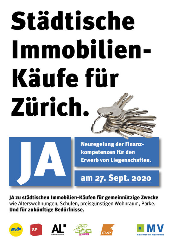 Städtische Immobilienkäufe für Zürich