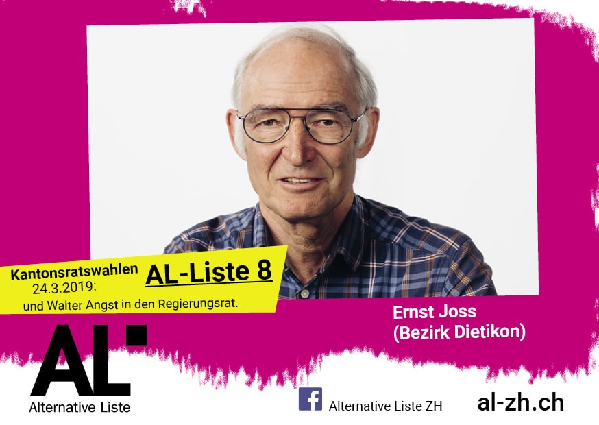 Das AL-Spitzentrio im Wahlkreis Dietikon