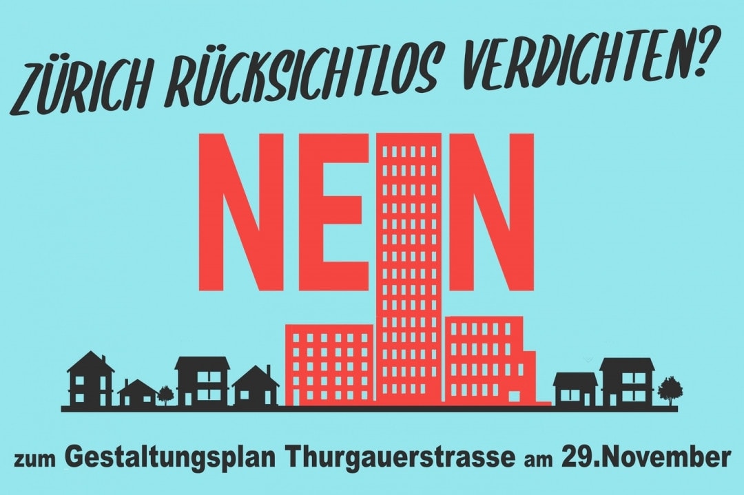 Zürich rücksichtslos verdichten? Nein.