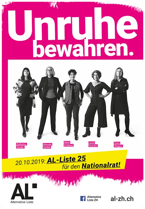 Starke Frauen – starke Politik: Fünf Frauen an der Spitze der AL-Liste