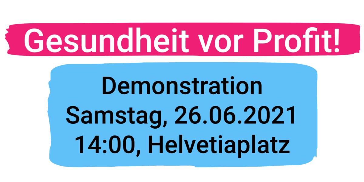 Gesundheit vor Profit!